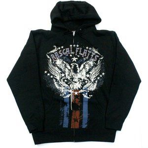 Rascal Flatts Hazamericana Full Zip Hoodie - S